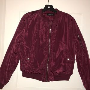 Red Bomber Jacket